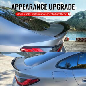 Fits 22-25 BMW G26 4-Series Gran Coupe & i4 M4 Trunk Spoiler Carbon Fiber Print - Image 5
