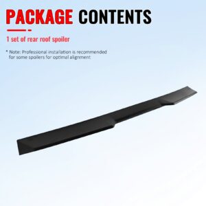 Fits 22-26 BMW G26 4-Series Gran Coupe & i4 V Style Roof Spoiler Primer Black - Image 5