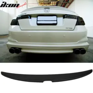 Fits 08-12 Honda Accord Sedan 4Dr OE Style Rear Trunk Spoiler Wing Unpainted ABS - Image 6