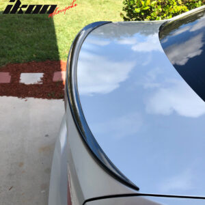 Fits 06-11 BMW E90 3-Series M3 Style Rear Trunk Spoiler Painted #668 Jet Black - Image 3