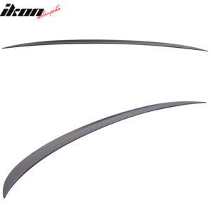Fits 06-11 BMW E90 3-Series M3 Style Rear Trunk Spoiler Painted #668 Jet Black - Image 4