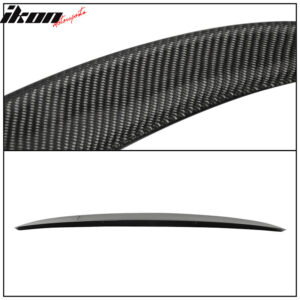 Fits 09-15 BMW F01 7-Series AC Style Carbon Fiber CF Rear Trunk Spoiler Wing Lip - Image 4