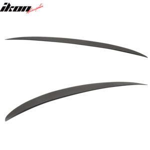 Fits 12-18 BMW F30 3 Series Sedan Performance Style Matte Black Trunk Spoiler - Image 3
