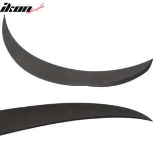Fits 12-18 BMW F30 3 Series Sedan Performance Style Matte Black Trunk Spoiler - Image 4