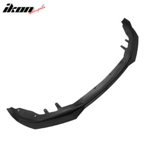 Fits 21-25 BMW G22 G23 4-Series Matte Black Front Bumper Lip Spoiler Chin PP 3PC - Image 3