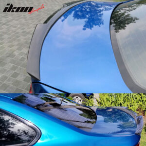 Fits 14-21 BMW 2-Series F22 M4 Style Carbon Fiber CF Rear Trunk Spoiler Wing Lip - Image 3