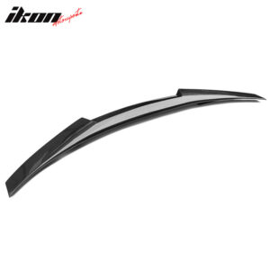 Fits 14-21 BMW 2-Series F22 M4 Style Carbon Fiber CF Rear Trunk Spoiler Wing Lip - Image 5