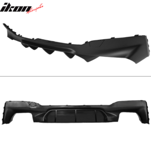 Fits 17-20 BMW 5 Series G30 M5 Style Rear Bumper Lip Diffuser Quad Outlets - Image 5