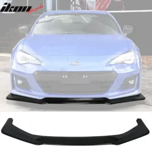 Fits 17-20 Subaru BRZ IKON V6 Style Front Bumper Lip Spoiler Chin Unpainted PU - Image 6