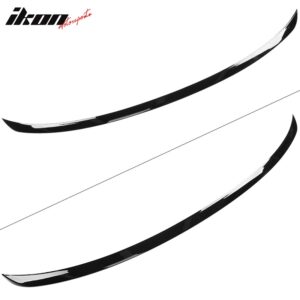 Fits 21-26 BMW G80 M3 Trunk Spoiler M Performance Style Rear Wing Gloss Black - Image 3