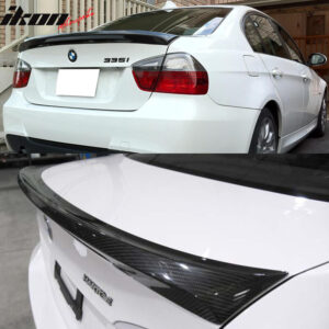 Fits 06-11 BMW 3 Series E90 Sedan AC Style Rear Trunk Spoiler Carbon Fiber CF - Image 4