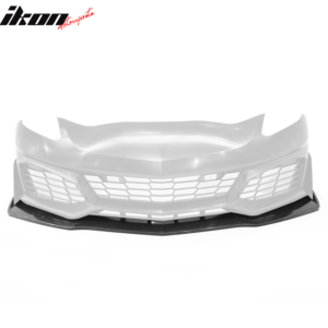 For 14-19 Chevrolet Corvette C7 ZR1 Style Unpainted Front Bumper Lip Spoiler ABS - Image 3