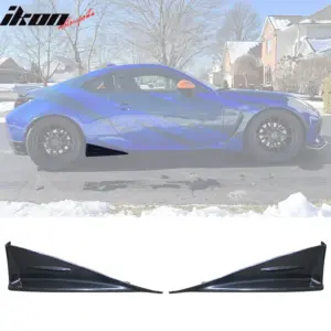 Fits 22-26 Toyota GR86/Subaru BRZ STI Style Side Skirts Splitter Winglets Lip PP - Image 6