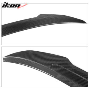 Dry Carbon Fiber Fit 19-26 BMW G20 3 Series 21-25 G80 M3 PSM Style Trunk Spoiler - Image 5