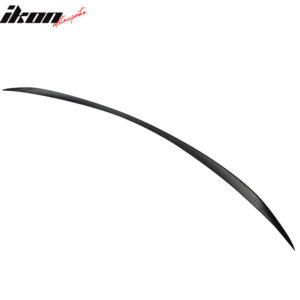 Fits 15-21 Benz W205 C Class Sedan OE Style Rear Trunk Spoiler Lip ABS Unpainted - Image 3