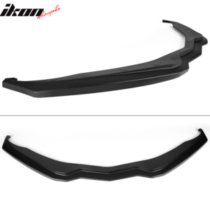 Fits 14-19 Chevy Corvette C7 OE Replacement Stage 2 Front Bumper Lip Matte Black - Image 4