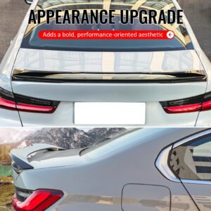 Fits 19-26 BMW G20 3-Series IKON Style Rear Trunk Spoiler Wing Lip Gloss Black - Image 5