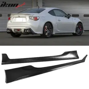 Fits 13-20 Scion FRS/Subaru BRZ/Toyota 86 J Style PU Side Skirts Rocker Panel - Image 6