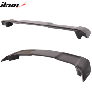 Fits 08-17 Mitsubishi Lancer OE Style Rear Trunk Spoiler Wing Painted #X42 Black - Image 3