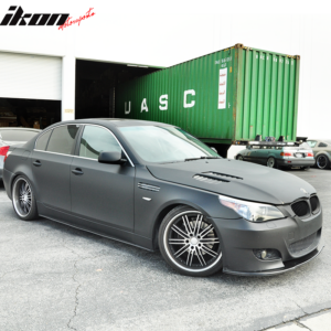 Universal 66" Car Front Bumper Lip Body Kit Spoiler Flat Under Panel Splitter PU - Image 2