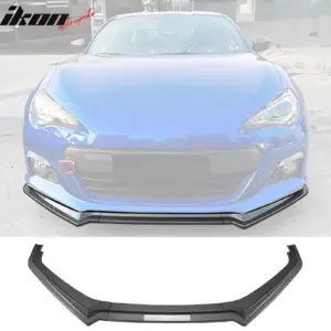 Fits 13-16 Subaru BRZ CS Style Front Bumper Lip Chin Splitter Carbon Fiber Print - Image 6