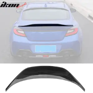 Fits 22-26 Toyota GR86/Subaru BRZ TRD Style Rear Trunk Spoiler ABS Gloss Black - Image 6