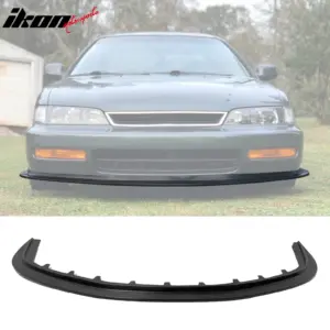 Fits 96-97 Honda Accord MDA Style Unpainted Front Bumper Lip Lower Spoiler - PU - Image 6