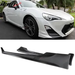 Fits 13-20 Scion FRS/Subaru BRZ/Toyota 86 J Style PU Side Skirts Rocker Panel - Image 6