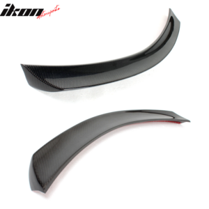 Fits 08-14 Benz C-Class W204 Coupe V Style Carbon Fiber Trunk Spoiler Wing - Image 3