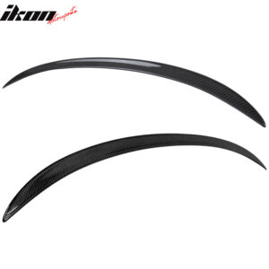 Fits 14-19 BMW 3-Series F80 M3 Style Carbon Fiber CF Rear Trunk Spoiler Wing Lip - Image 3