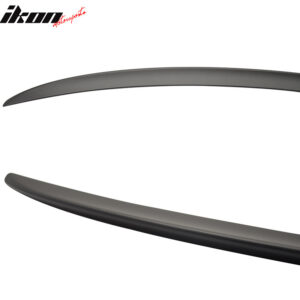 Fits 07-13 BMW E92 3-Series Coupe M3 Style Rear Trunk Spoiler Wing Matte Black - Image 4