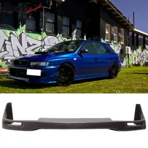 Fits 97-01 Subaru Impreza WRX STI Style Front Bumper Lip Spoiler Unpainted PU - Image 5