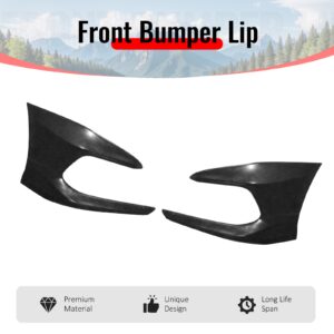 Fits 21-22 Honda Accord Sedan OE Style Front Bumper Lip Spoiler Unpainted PU 2PC - Image 3
