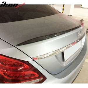 For 15-21 Benz C-Class W205 Carbon Fiber Rear Window Roof Spoiler - Image 3