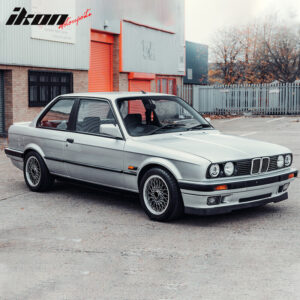 Fits 84-92 BMW E30 3-Series RG Style Front Bumper Lip Spoiler Unpainted - PU - Image 3