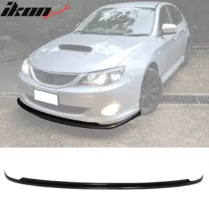 Fits 08-10 Subaru Impreza WRX Premium Front Bumper Lip Chin Spoiler STI Style PU - Image 6