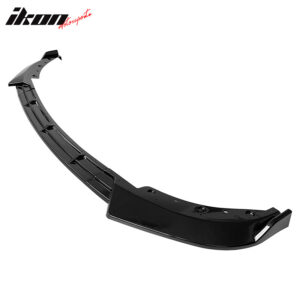 Fits 19-22 BMW G20 3 Series Sport Line Gloss Black Front Bumper Lip Spoiler 3PC - Image 5