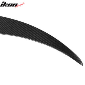 Fits 13-18 Benz C117 CLA Class CLA45 P Style Rear Trunk Spoiler - Carbon Fiber - Image 4