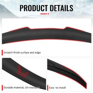 Fits 07-13 BMW E92 3-Series Coupe PSM Style Rear Trunk Spoiler Wing Matte Black - Image 4