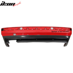 Fits 92-99 BMW E36 3-Series M-Tech Rear Bumper Diffuser Lip M3 Style Valance Kit - Image 4
