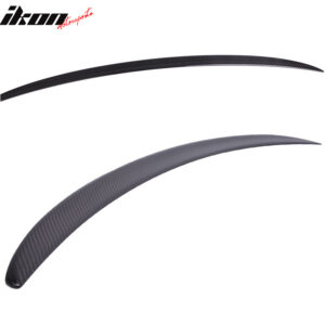 Fits 07-13 BMW 3 Series E92 Coupe M3 Style Rear Trunk Spoiler Carbon Fiber CF - Image 2