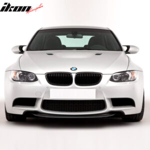 Fits 08-13 BMW E92 M3 CRT Style Front Bumper Lip Spoiler Splitter PU Unpainted - Image 2