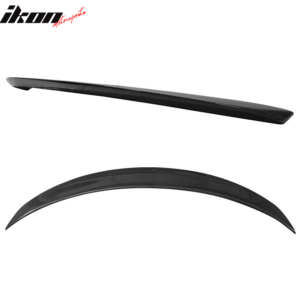 Fits 13-18 Benz C117 CLA-Class P Style Trunk Spoiler Crabon Fiber - Image 4