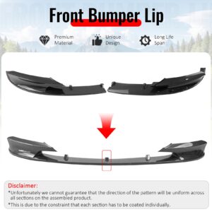 Fits 12-19 BMW F30 F31 3 Series 4DR MP Style Front Bumper Lip Carbon Fiber Print - Image 4