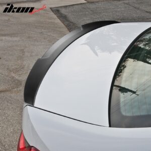 Fits 19-26 BMW 3-Series G20 G80 M3 ABS Trunk Spoiler M4 Style Wing Matte Black - Image 2