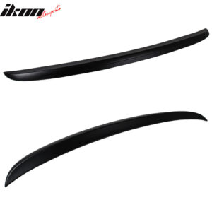 Fits 04-10 BMW 5 Series E60 Sedan M5 Style Unpainted Rear Trunk Spoiler Wing ABS - Image 3