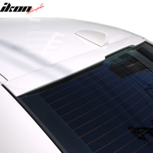 Fits 04-10 BMW E60 5-Series Sedan AC Style Rear Roof Spoiler Wing Unpainted ABS - Image 2