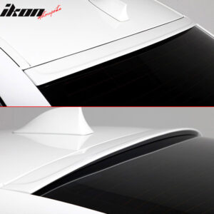 Fits 11-16 BMW F10 5 Series Sedan 3D Style Rear Roof Spoiler Wing Unpainted ABS - Image 2