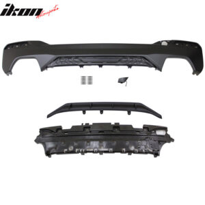 Fits 17-20 BMW 5 Series G30 M-Performance Style M-Tech M Sport Rear Lip Diffuser - Image 2