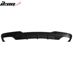 For 11-15 BMW F10 5-Series MT Style Rear Bumper Lip Diffuser Valance Splitter PU - Image 2
